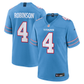 Tennessee Titans Wan'Dale Robinson Light Blue Team Game Jersey product image 1, provided for visual reference and product