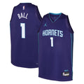 LaMelo Ball Charlotte Hornets Statement Edition Swingman Jersey - Purple - Youth product image 1, provided for visual