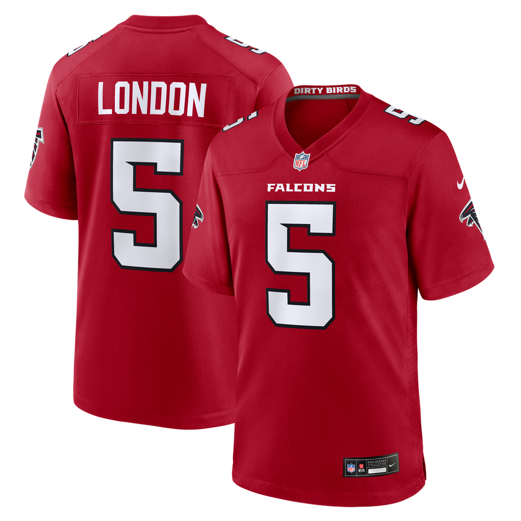 Atlanta Falcons Drake London White Game Jersey product image 15, provided for visual reference and product detail review