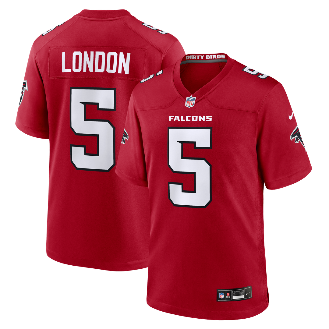 Atlanta Falcons Drake London White Game Jersey product image 15, provided for visual reference and product detail review
