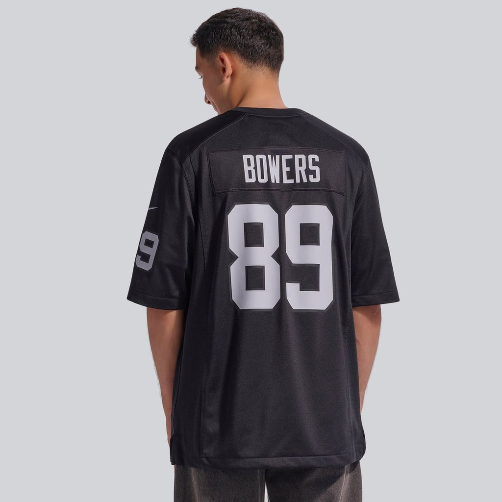 Las Vegas Raiders Brock Bowers White Game Jersey product image 9, provided for visual reference and product detail review