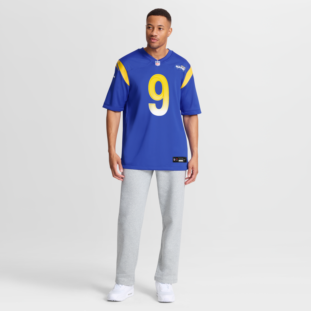 Los Angeles Rams Matthew Stafford Royal Player Game Jersey product image 7, provided for visual reference and product detail
