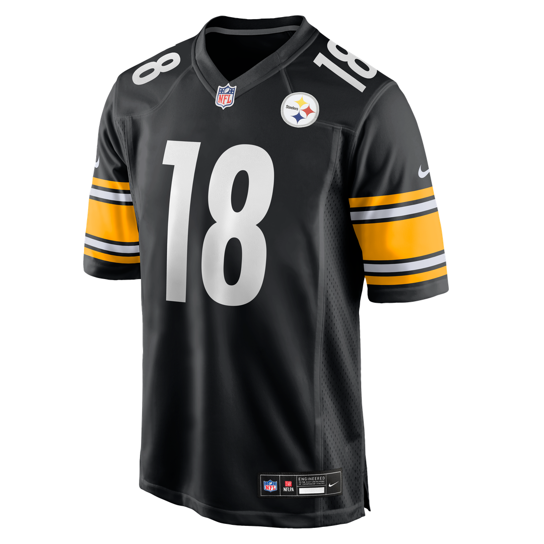 Pittsburgh Steelers Will Howard Black Team Game Jersey product image 2, provided for visual reference and product detail