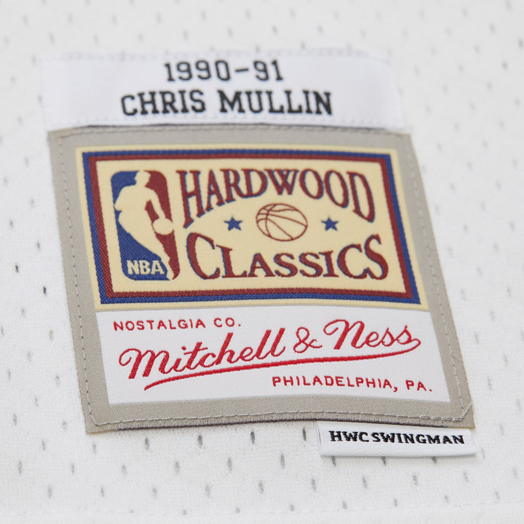 Chris Mullin Golden State Warriors 1990 Swingman Jersey product image 5, provided for visual reference and product detail