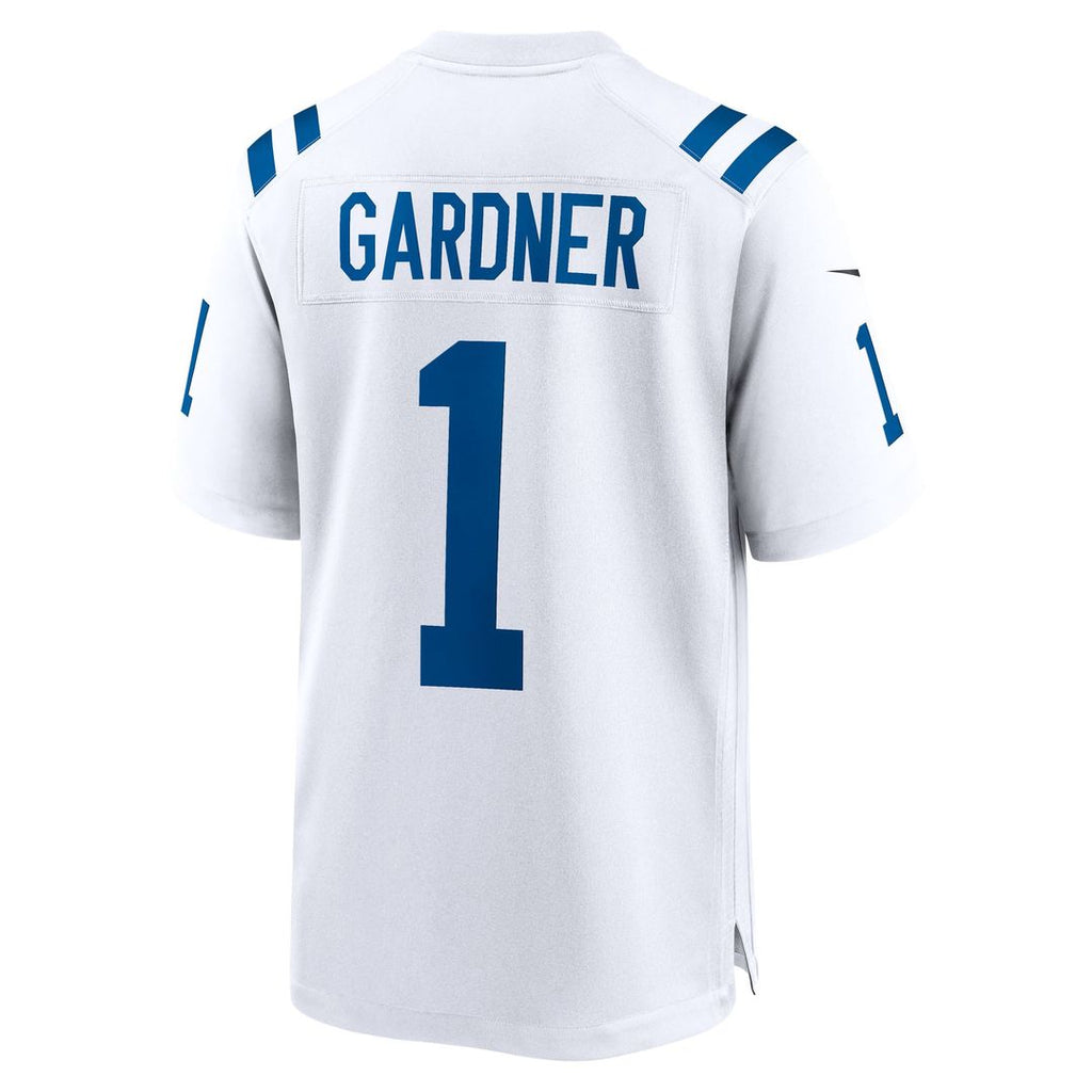 Indianapolis Colts Ahmad Sauce Gardner White Game Jersey product image 6, provided for visual reference and product detail