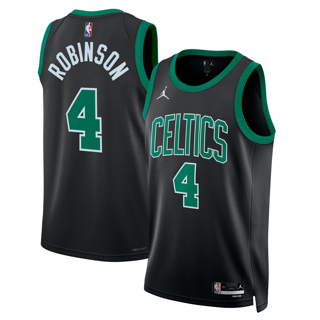 Mitchell Robinson Boston Celtics Statement Edition Swingman Jersey - Black - Unisex product image 2, provided for visual