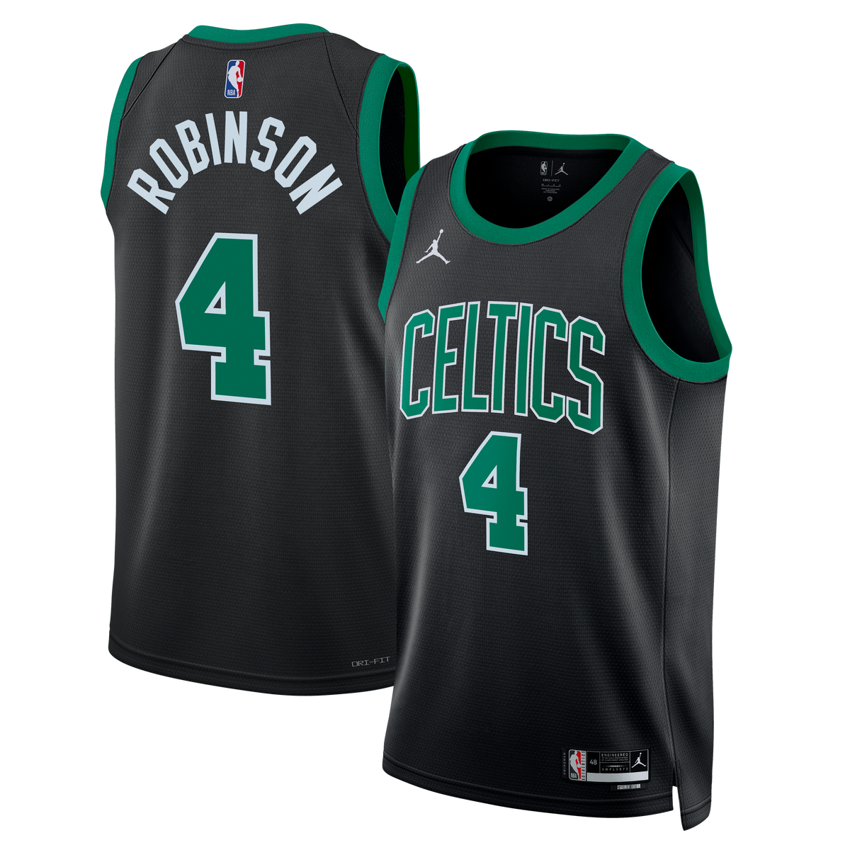 Mitchell Robinson Boston Celtics Statement Edition Swingman Jersey - Black - Unisex product image 2, provided for visual