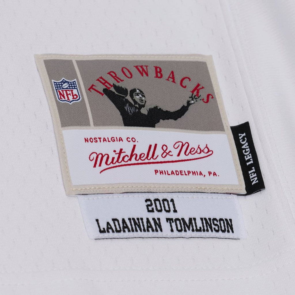 San Diego Chargers LaDainian Tomlinson White 2001 Legacy Replica Player Jersey product image 4, provided for visual