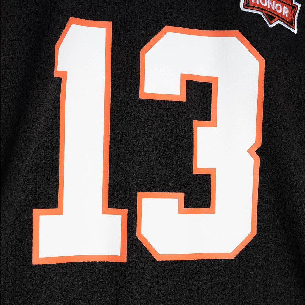 Cincinnati Bengals 1981 Ken Riley Black Authentic Throwback Retired Player Jersey product image 4, provided for visual