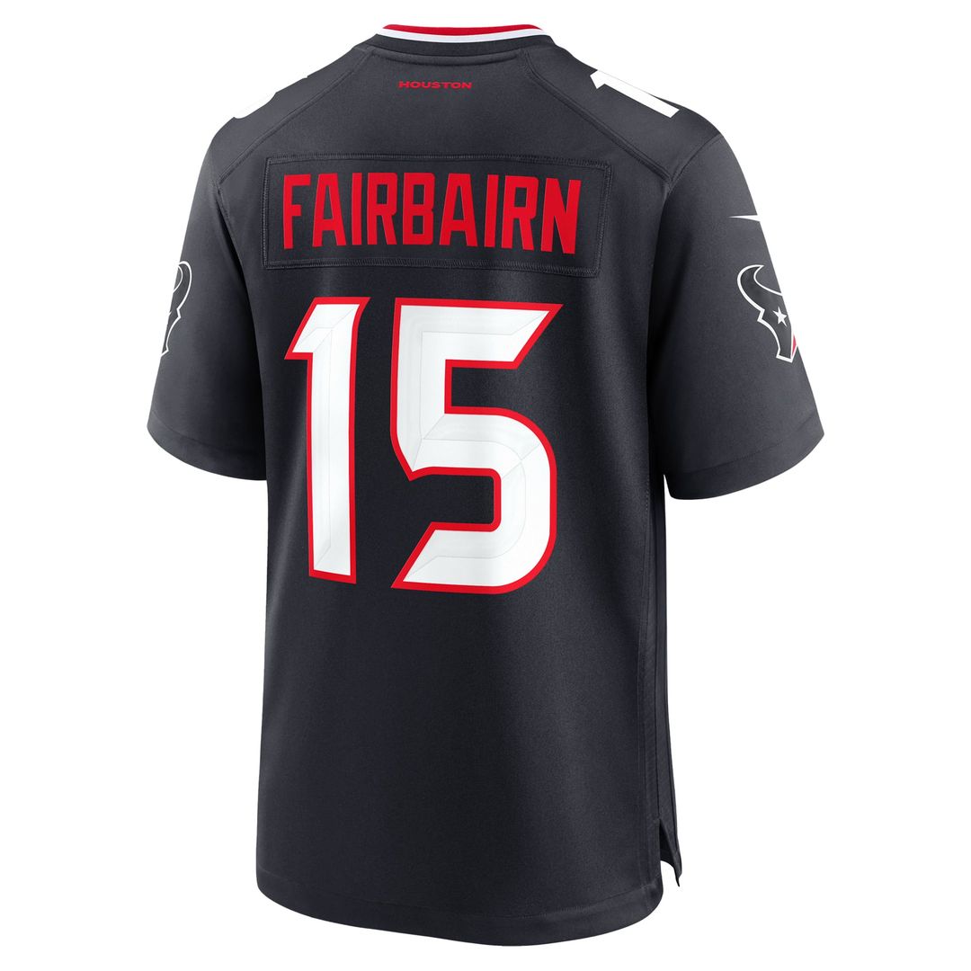 Houston Texans Ka'imi Fairbairn Navy Team Game Jersey product image 3, provided for visual reference and product detail