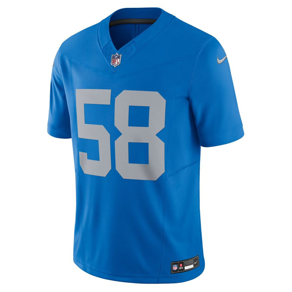 Detroit Lions Penei Sewell Blue Vapor F.U.S.E. Alternate Limited Jersey product image 5, provided for visual reference and