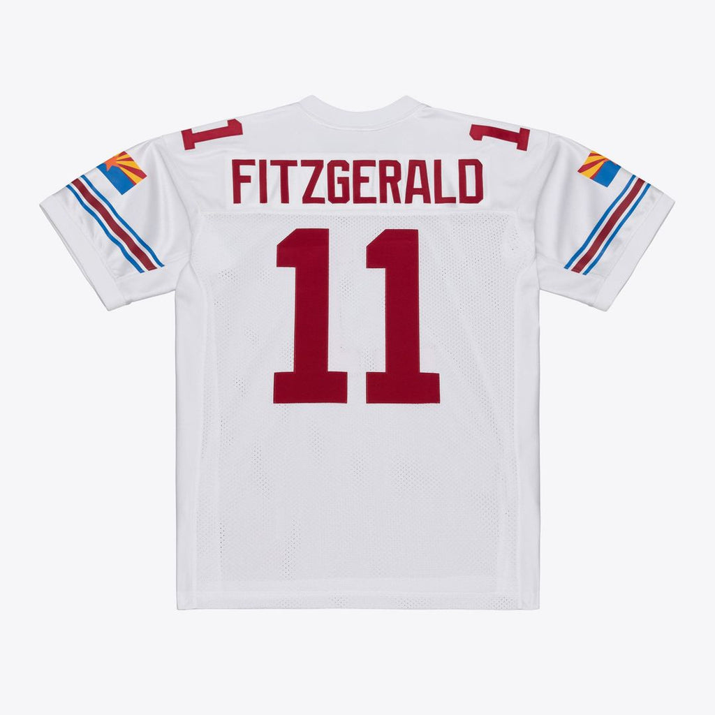 Arizona Cardinals Larry Fitzgerald White 2004 Authentic Throwback Jersey product image 3, provided for visual reference and
