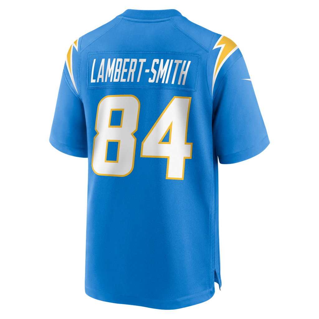 Los Angeles Chargers KeAndre Lambert-Smith Powder Blue Team Game Jersey product image 3, provided for visual reference and