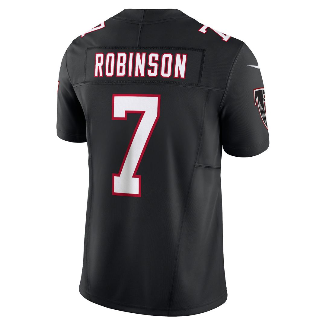 Atlanta Falcons Bijan Robinson Black Alternate Vapor F.U.S.E. Limited Jersey product image 13, provided for visual reference