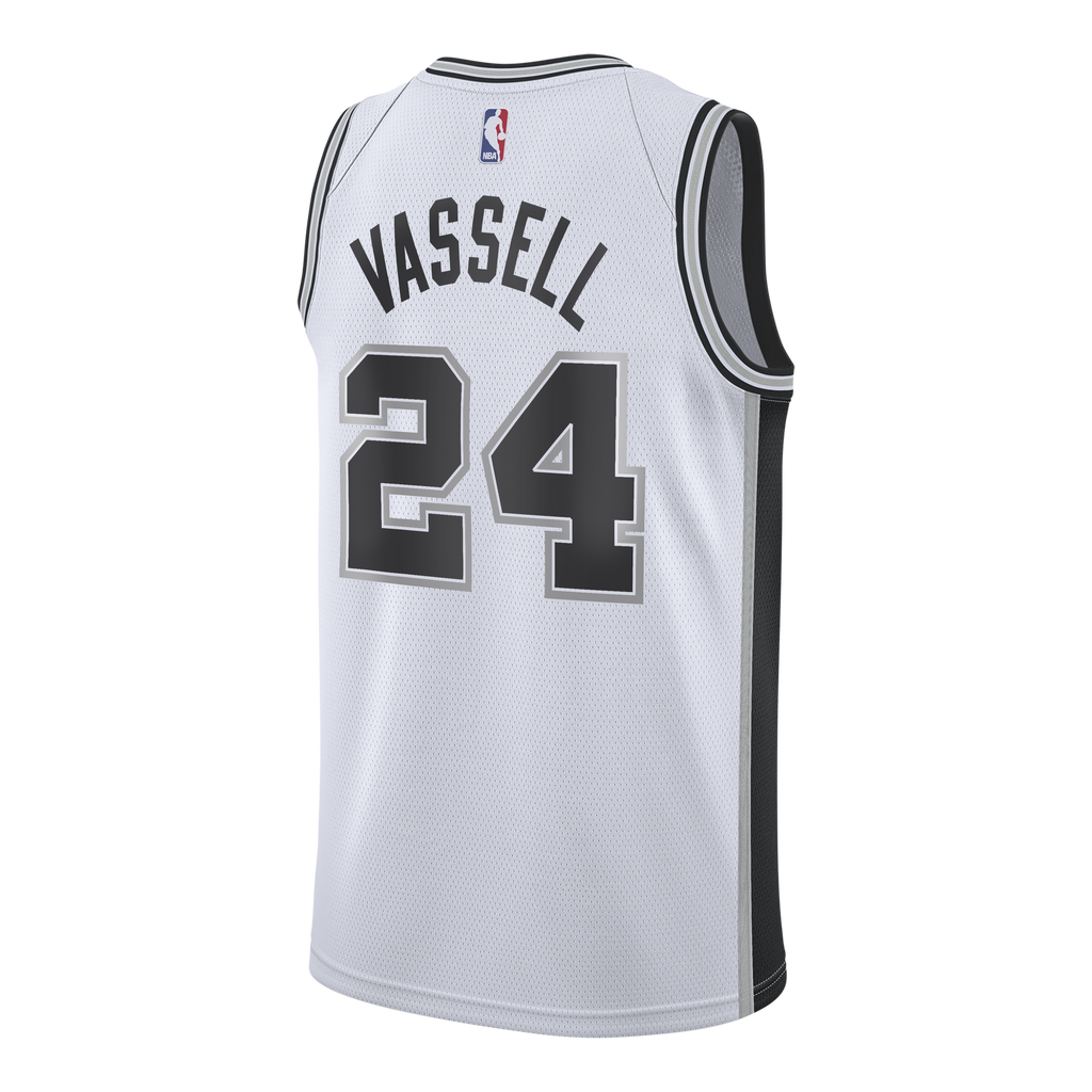 Devin Vassell San Antonio Spurs Association Edition Swingman Jersey - White - Youth product image 4, provided for visual