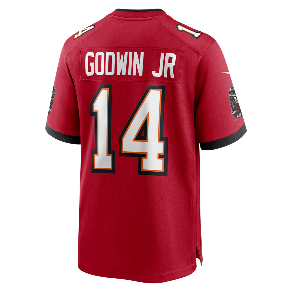 Tampa Bay Buccaneers Chris Godwin Jr. Red Game Player Jersey product image 3, provided for visual reference and product