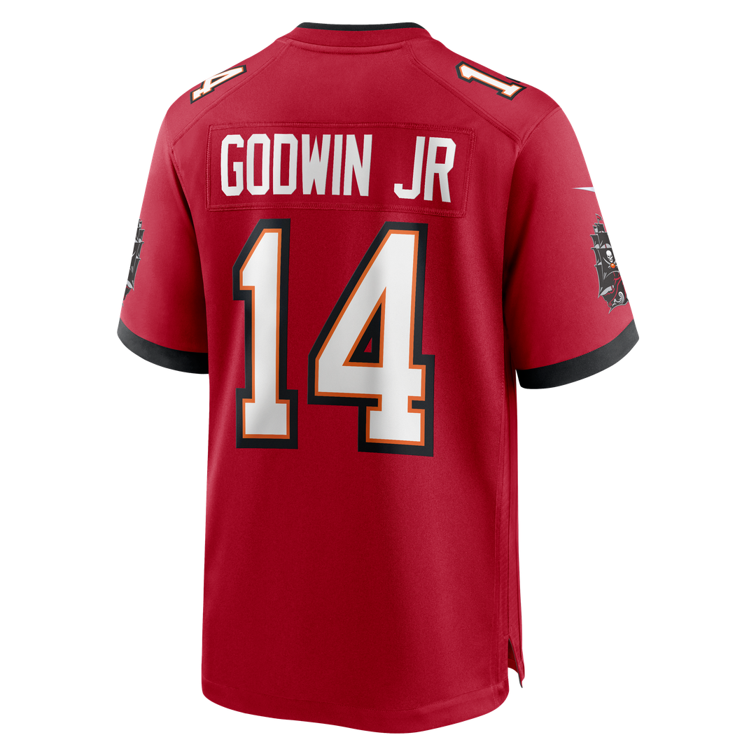 Tampa Bay Buccaneers Chris Godwin Jr. Red Game Player Jersey product image 3, provided for visual reference and product