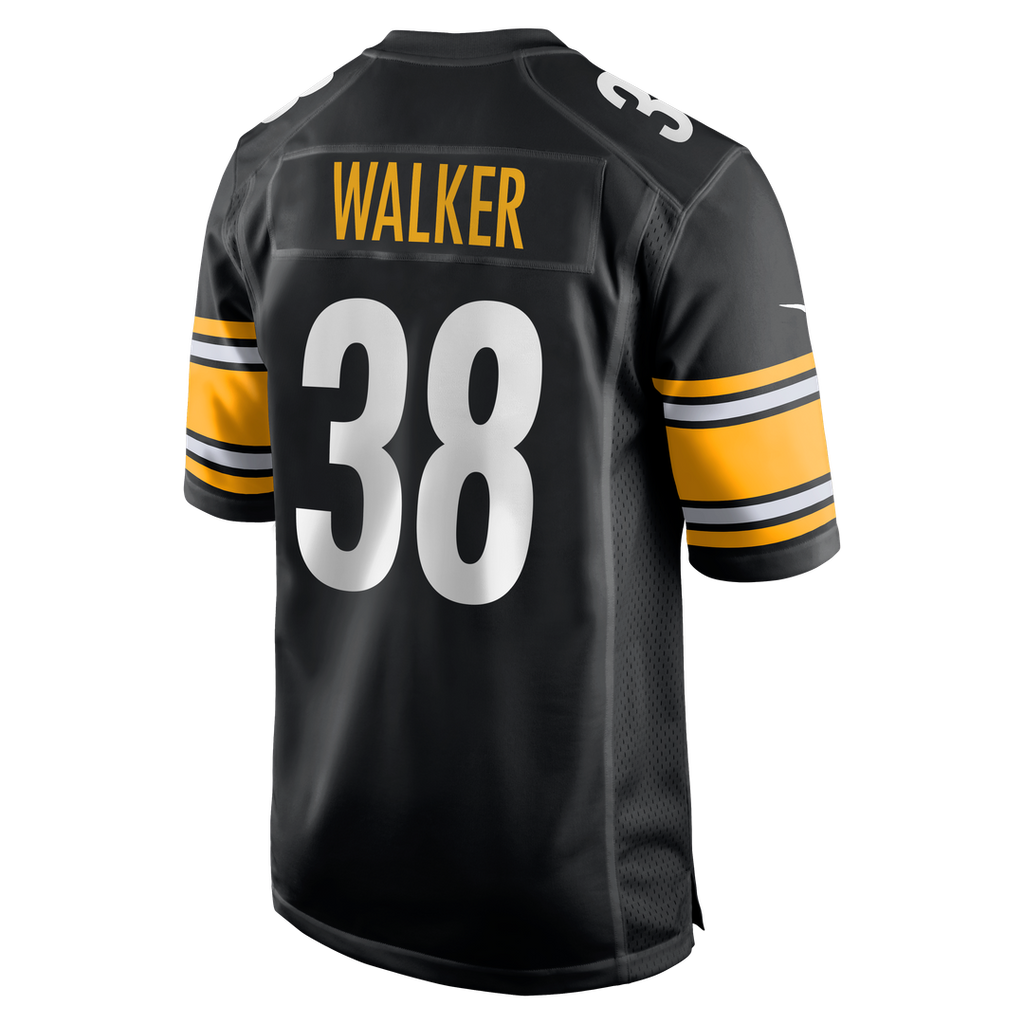 Pittsburgh Steelers Mykal Walker Black Team Game Jersey product image 3, provided for visual reference and product detail
