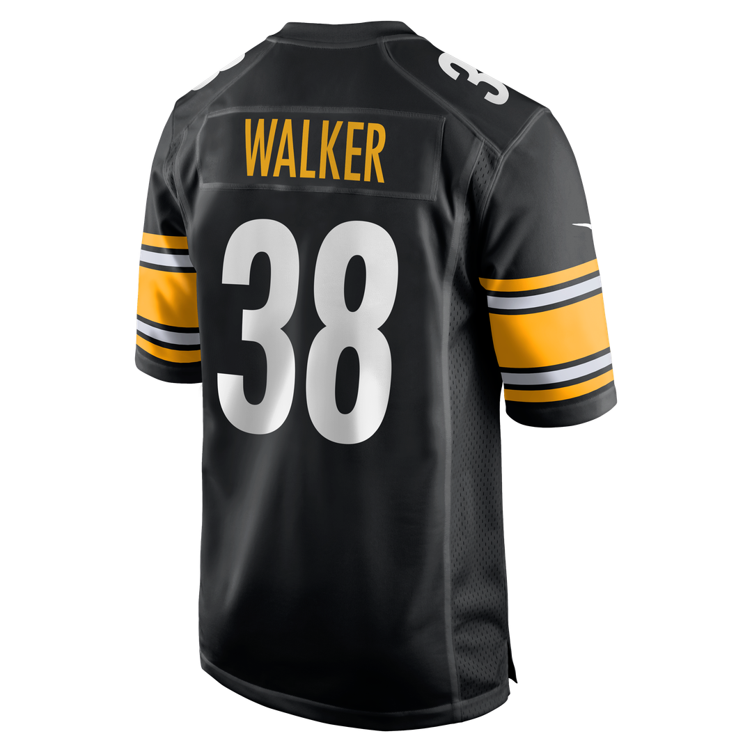 Pittsburgh Steelers Mykal Walker Black Team Game Jersey product image 3, provided for visual reference and product detail
