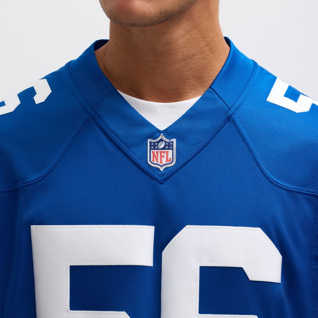Indianapolis Colts Quenton Nelson Royal Alternate Vapor Limited Jersey product image 7, provided for visual reference and