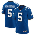 Indianapolis Colts Anthony Richardson Sr. Royal Alternate Indiana Nights Game Jersey product image 1, provided for visual