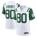 New York Jets Wayne Chrebet White Retired Player Alternate Game Jersey product image 1, provided for visual reference and