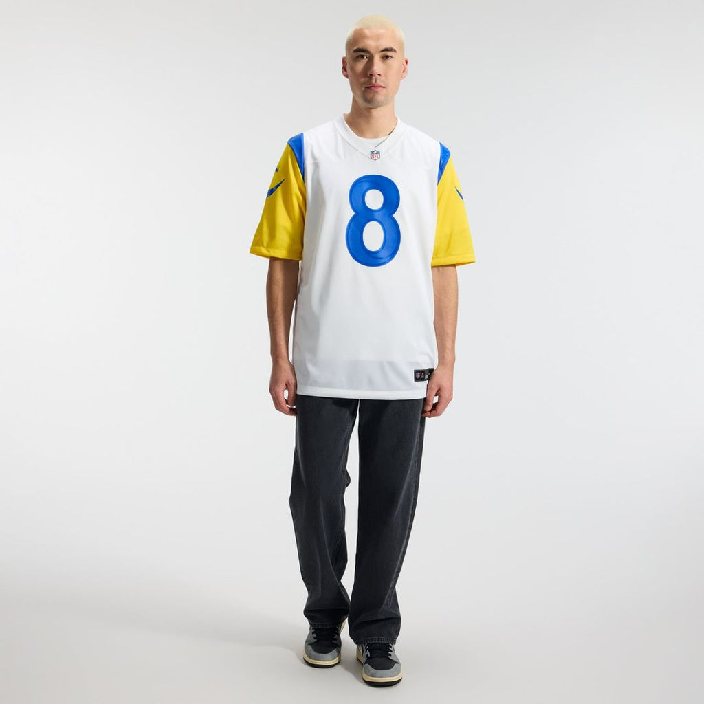 Los Angeles Rams Jared Verse White White Game Player Jersey product image 17, provided for visual reference and product