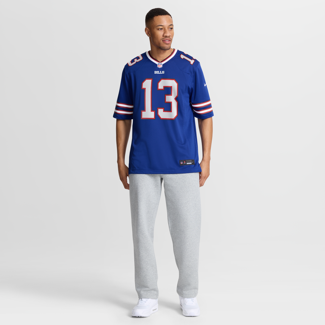 Buffalo Bills Skyler Bell Royal Team Game Jersey product image 2, provided for visual reference and product detail review