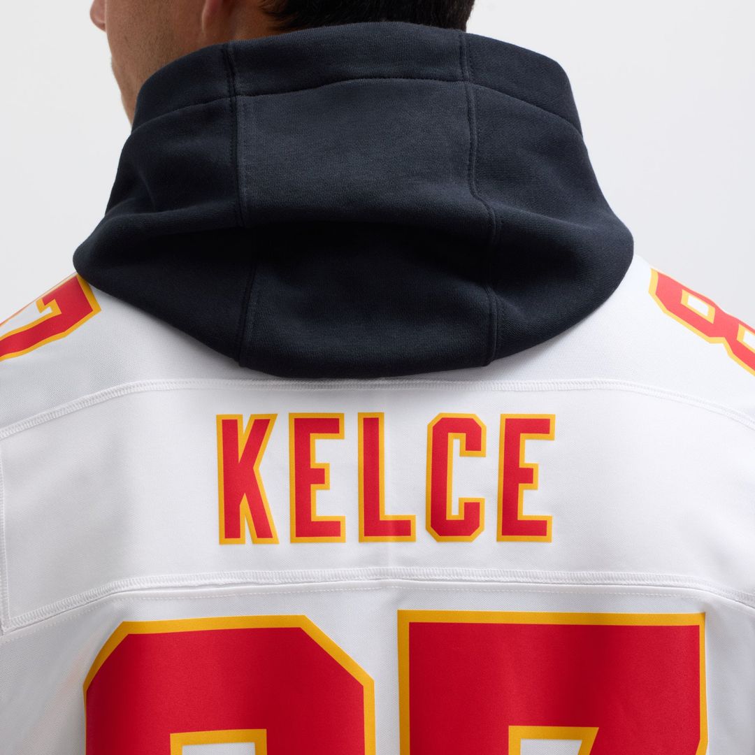 Kansas City Chiefs Travis Kelce Red Vapor F.U.S.E. Limited Jersey product image 14, provided for visual reference and