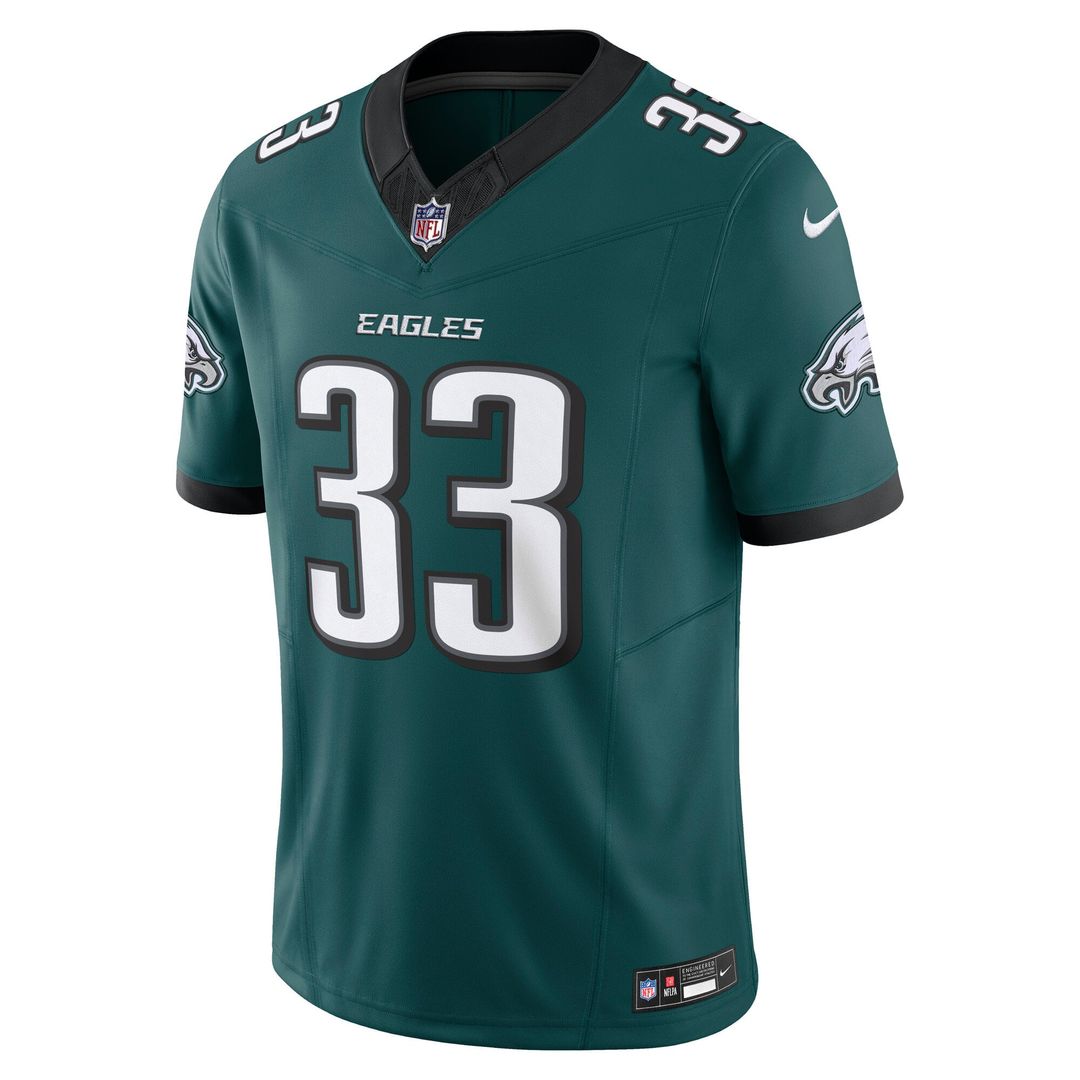 Philadelphia Eagles Cooper DeJean Midnight Green Team Vapor F.U.S.E. Limited Jersey product image 2, provided for visual