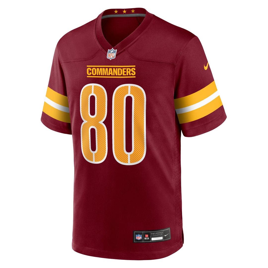 Washington Commanders Tyree Jackson Burgundy Team Game Jersey product image 2, provided for visual reference and product