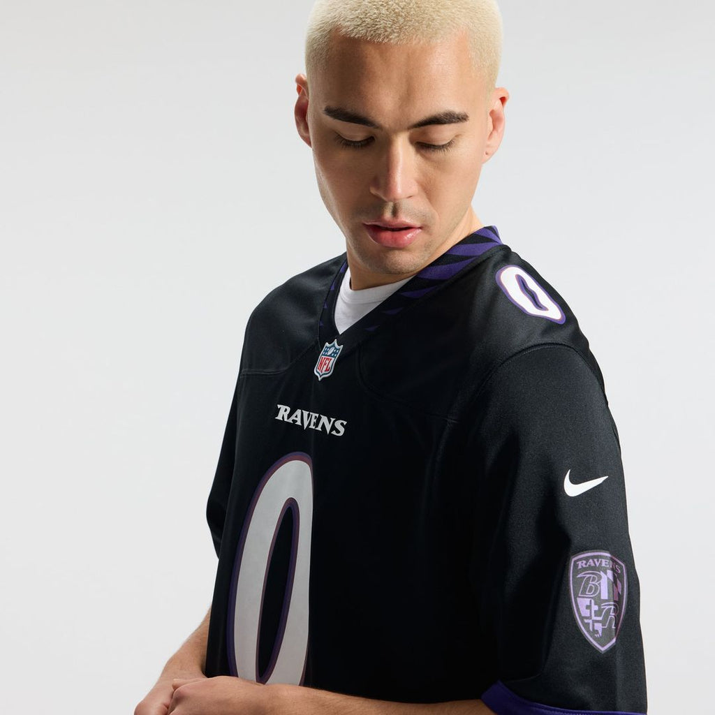 Baltimore Ravens Roquan Smith Purple Alternate Game Jersey product image 16, provided for visual reference and product