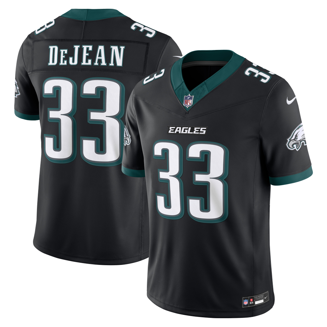 Philadelphia Eagles Cooper DeJean Kelly Green Alternate Vapor F.U.S.E. Stitched Limited Jersey product image 10, provided