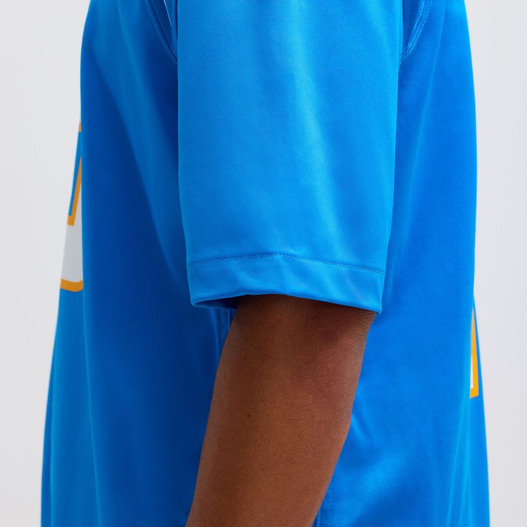 Los Angeles Chargers Ladd McConkey Powder Blue Player Game Jersey product image 14, provided for visual reference and