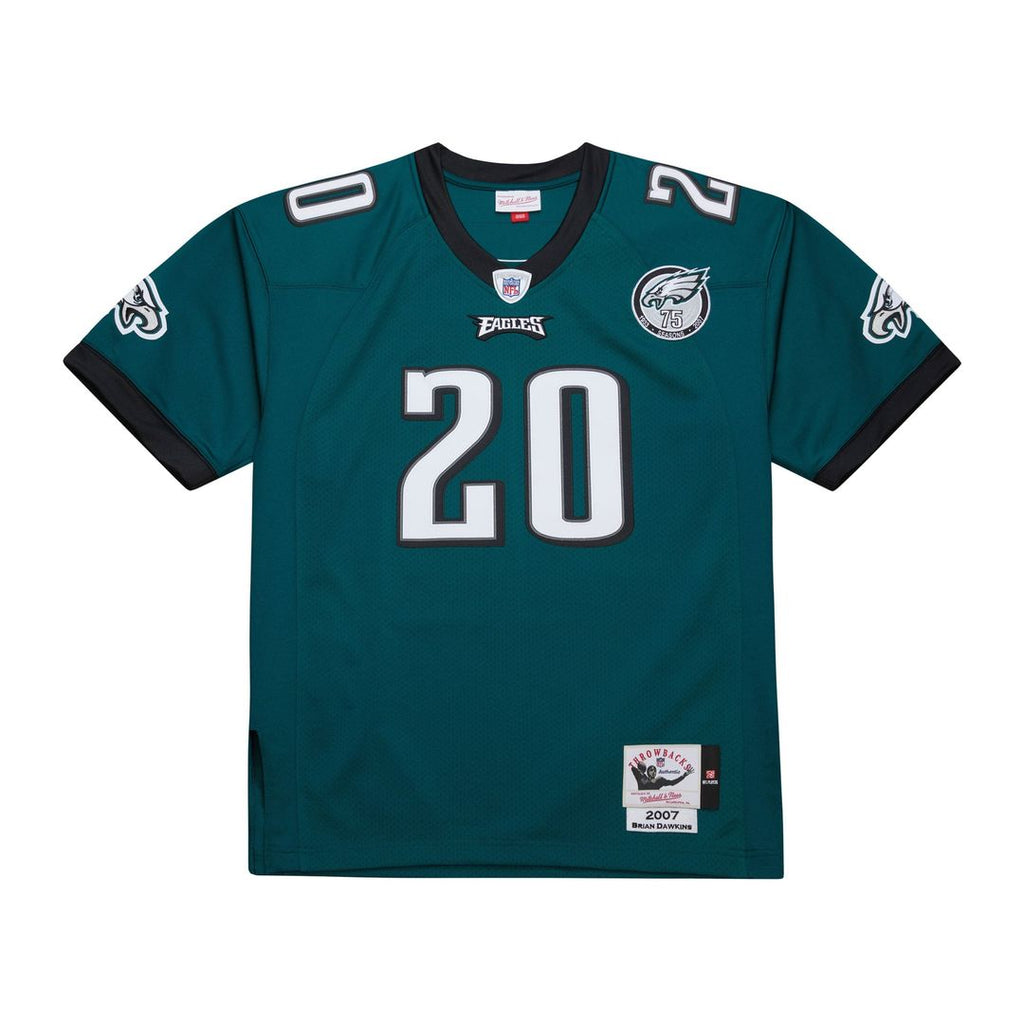 Philadelphia Eagles Brian Dawkins Green 2007 Authentic Throwback Retired Player Jersey product image 10, provided for visual
