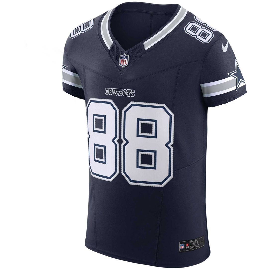 Dallas Cowboys CeeDee Lamb Navy Team Vapor F.U.S.E. Elite Jersey product image 2, provided for visual reference and product