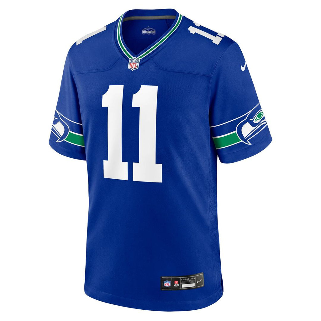 Seattle Seahawks Jaxon Smith-Njigba White Game Jersey product image 30, provided for visual reference and product detail