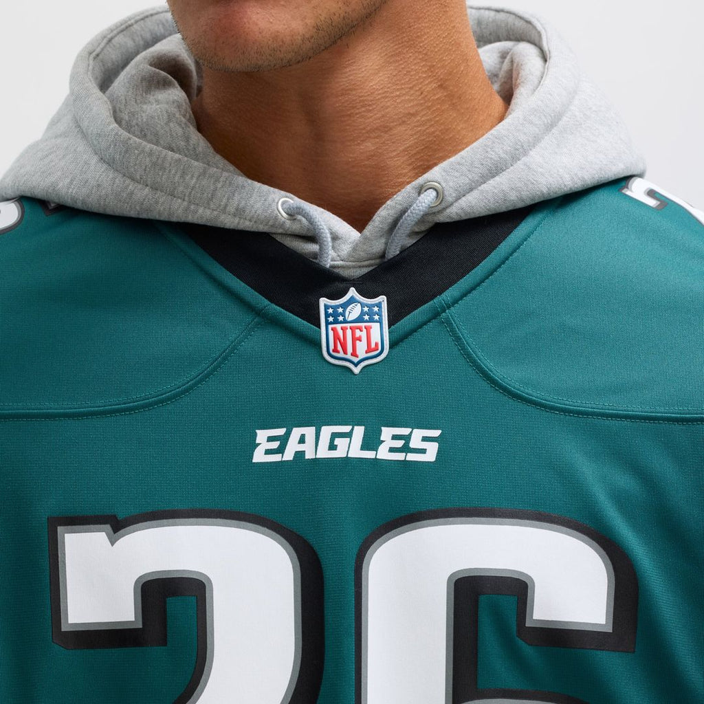 Philadelphia Eagles Saquon Barkley Midnight Green Game Player Jersey product image 17, provided for visual reference and