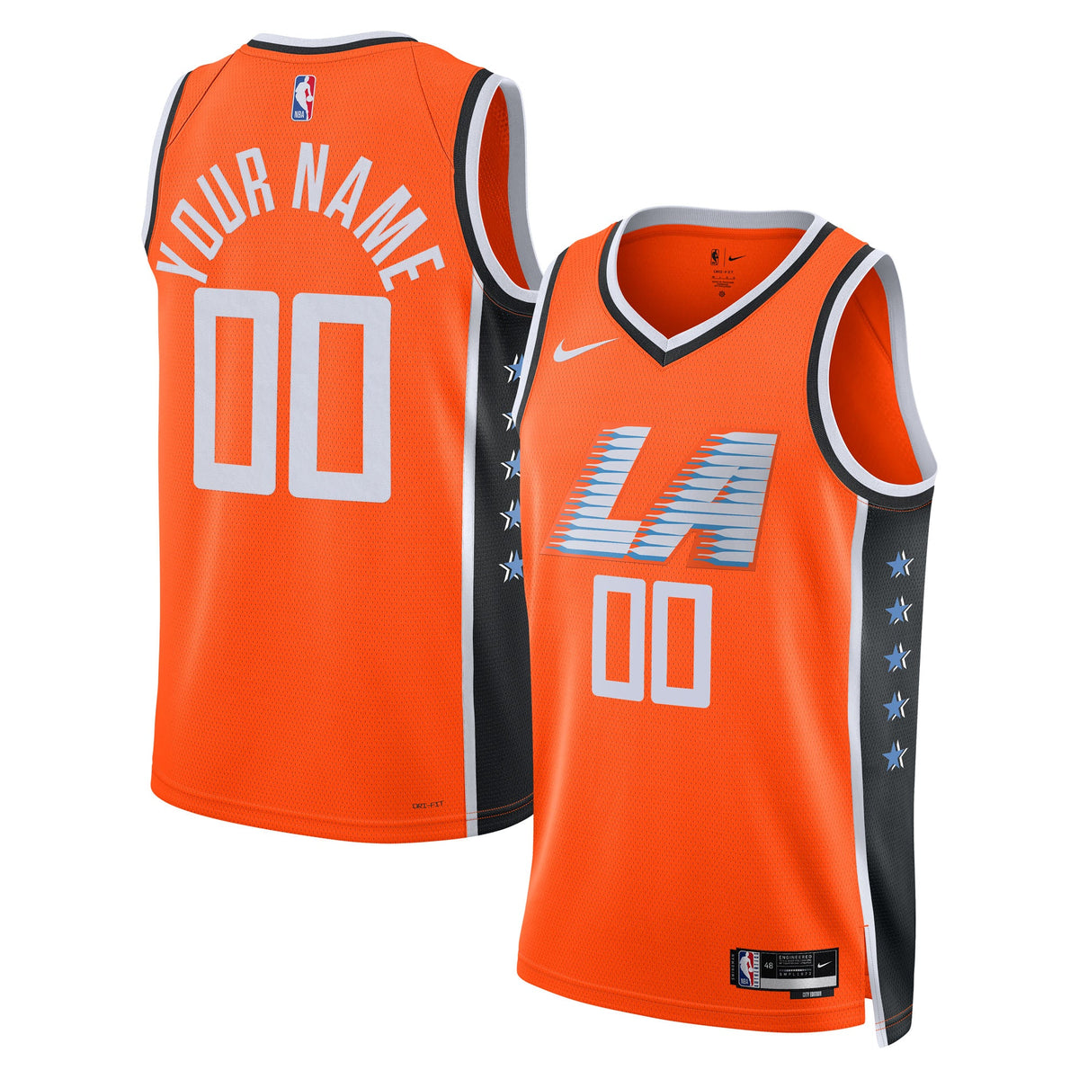 LA Clippers 2025/26 City Edition Swingman Basketball Jersey - Custom - Unisex product image 1, provided for visual reference