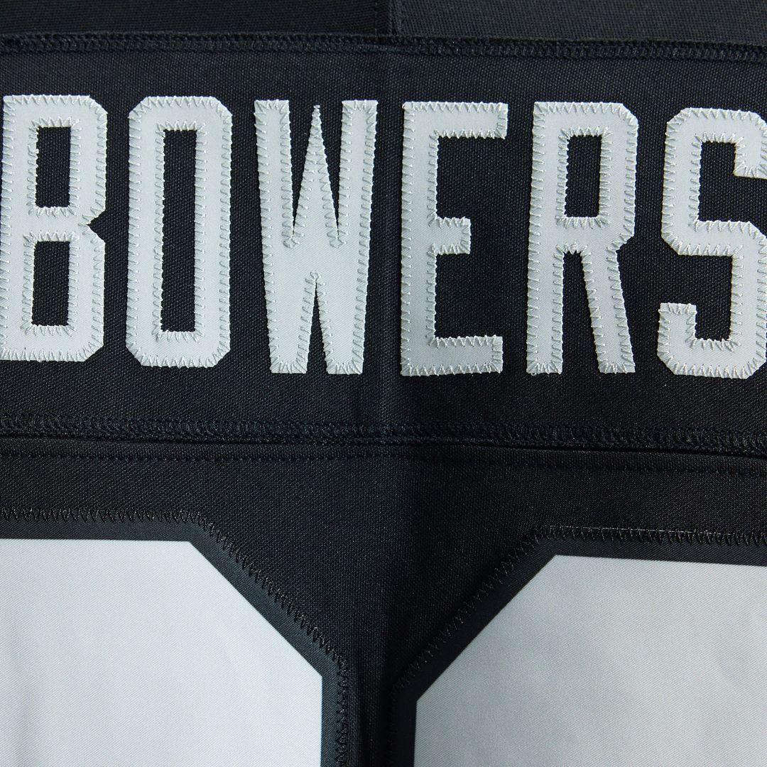 Las Vegas Raiders Brock Bowers White Vapor F.U.S.E. Stitched Limited Jersey product image 17, provided for visual reference