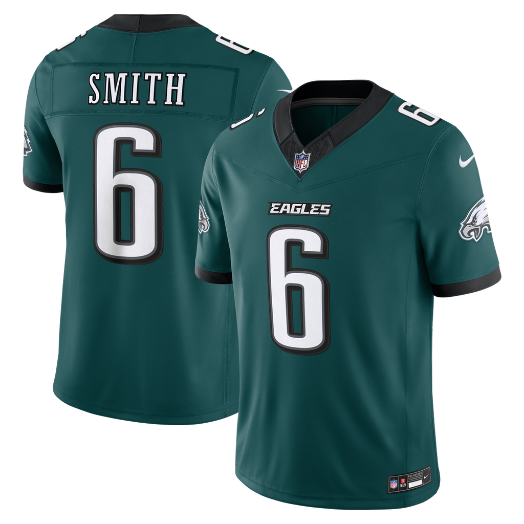 Philadelphia Eagles DeVonta Smith Black Alternate Vapor F.U.S.E. Stitched Limited Jersey product image 7, provided for