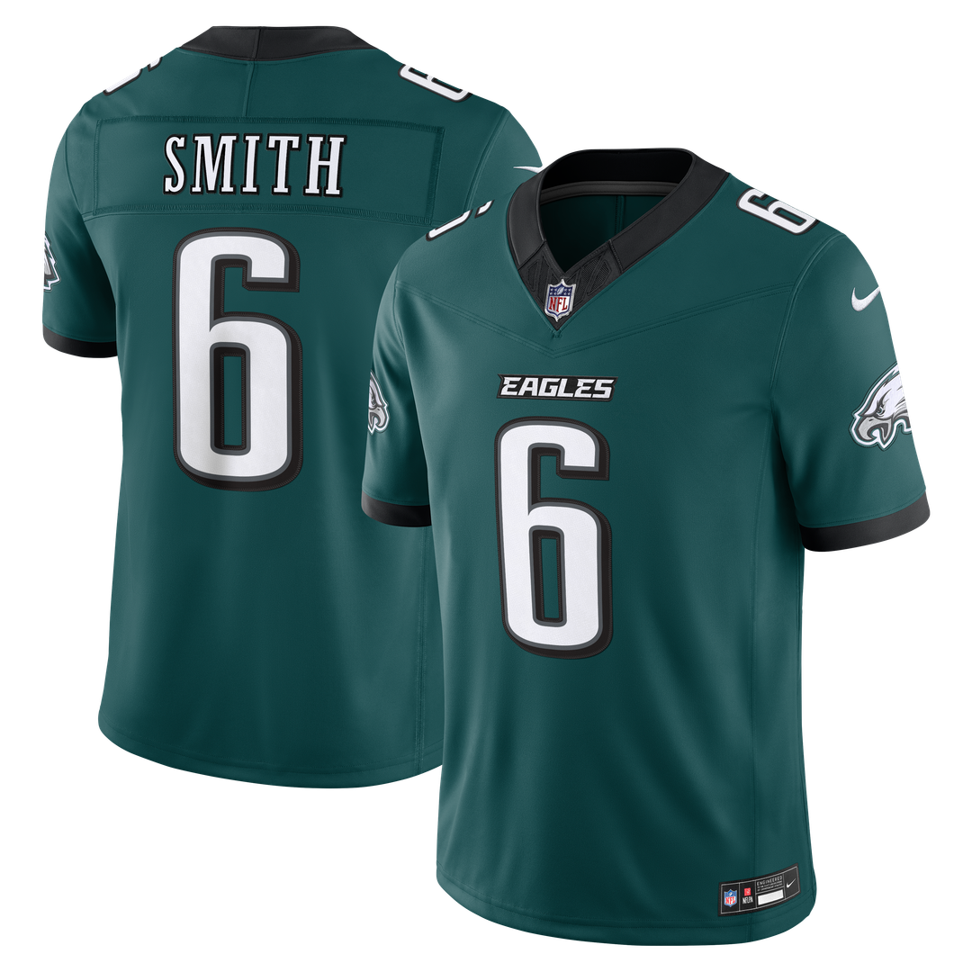 Philadelphia Eagles DeVonta Smith Black Alternate Vapor F.U.S.E. Stitched Limited Jersey product image 7, provided for