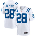 Indianapolis Colts Jonathan Taylor White Game Jersey product image 1, provided for visual reference and product detail review