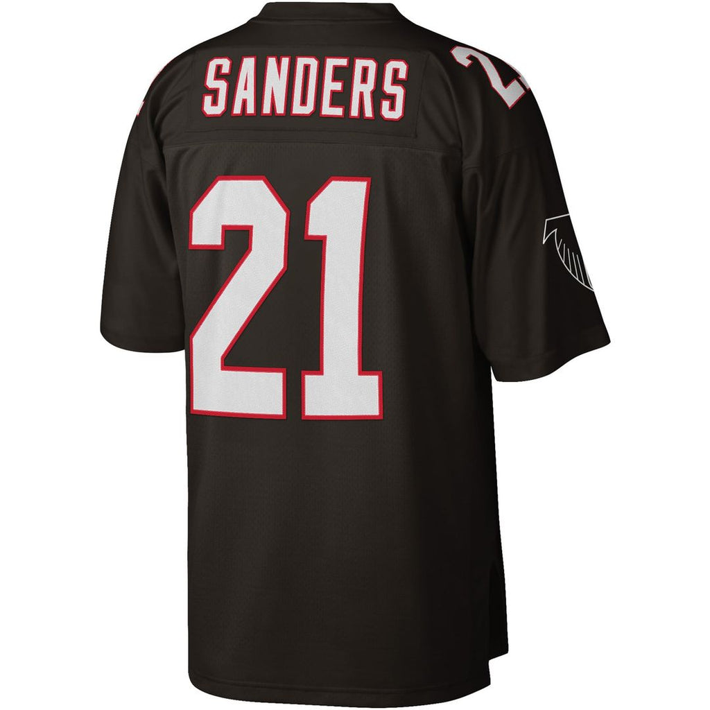 Atlanta Falcons Deion Sanders Red Legacy Replica Jersey product image 12, provided for visual reference and product detail