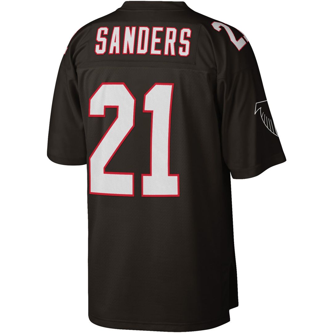 Atlanta Falcons Deion Sanders Red Legacy Replica Jersey product image 12, provided for visual reference and product detail
