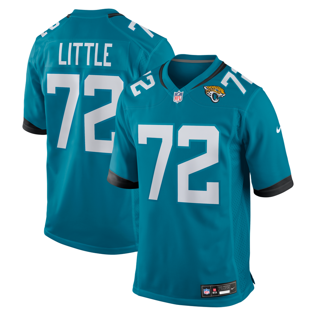Jacksonville Jaguars Walker Little Teal Game Jersey product image 1, provided for visual reference and product detail review