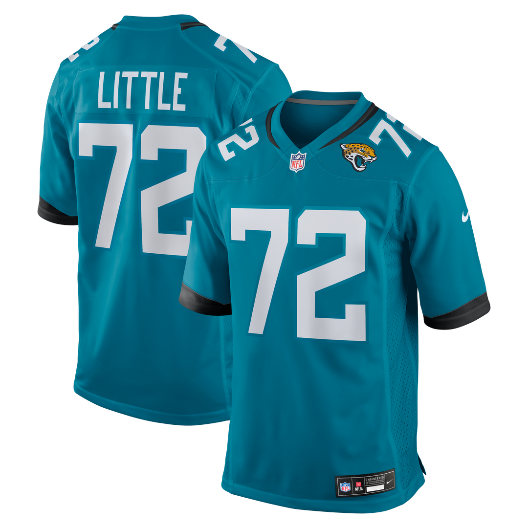 Jacksonville Jaguars Walker Little Teal Game Jersey product image 1, provided for visual reference and product detail review