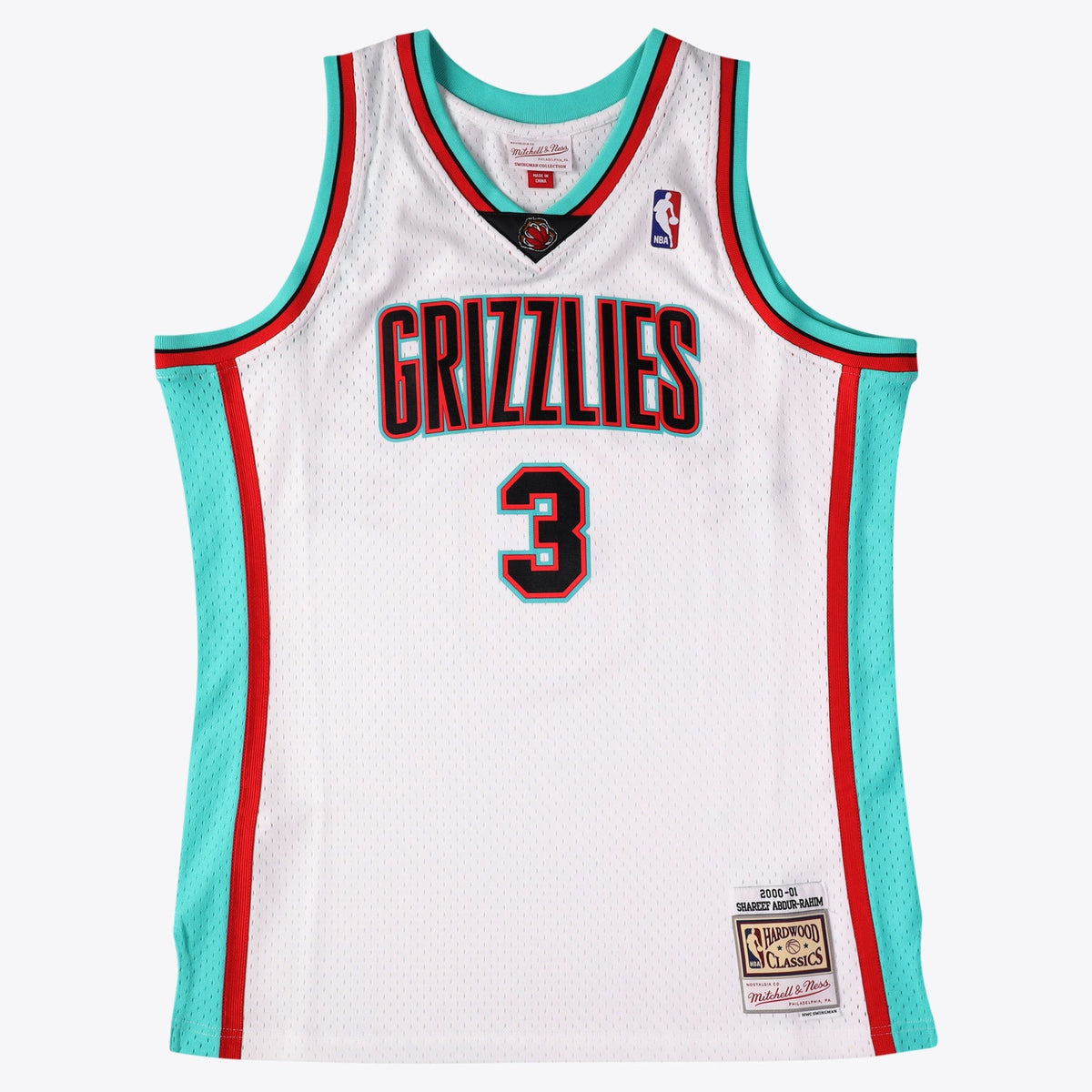 Vancouver Grizzlies Shareef Abdur - Rahim 2000 Swingman Authentic Basketball Jersey - White product image 1, provided for