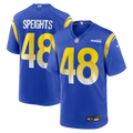 Los Angeles Rams Omar Speights Royal Game Jersey product image 1, provided for visual reference and product detail review