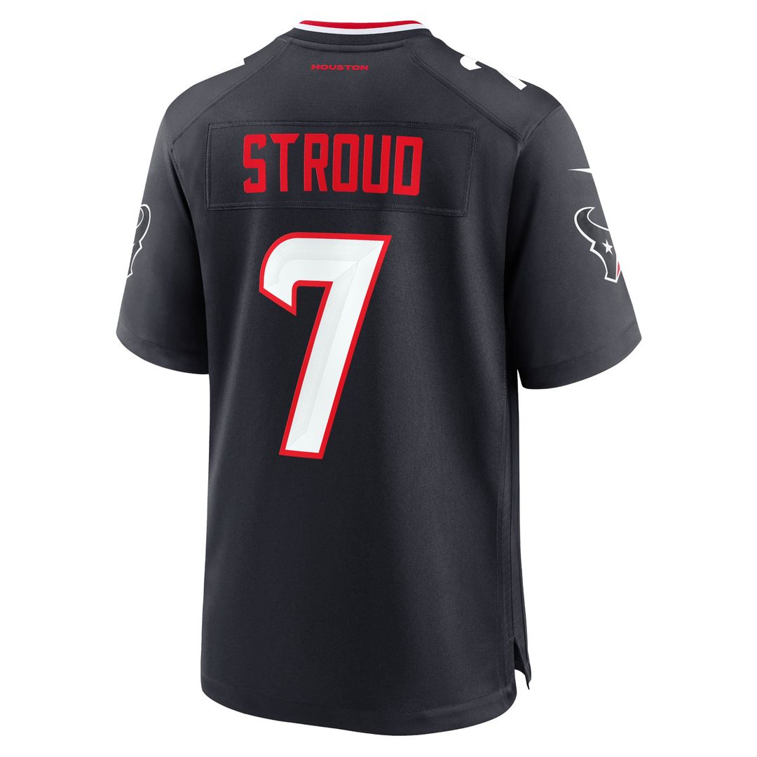 Houston Texans C.J. Stroud White Game Jersey product image 9, provided for visual reference and product detail review